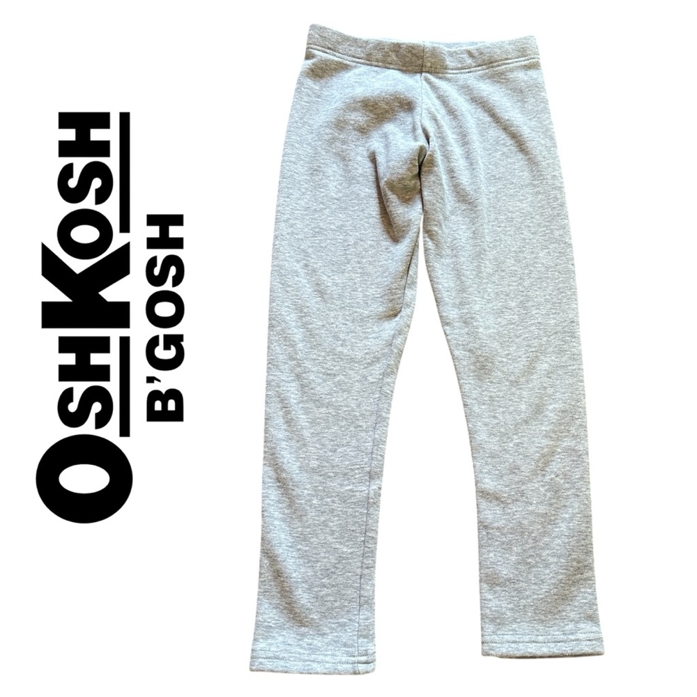 OshKosh B'gosh Girls Grey Fleece Leggings Pants 10yr